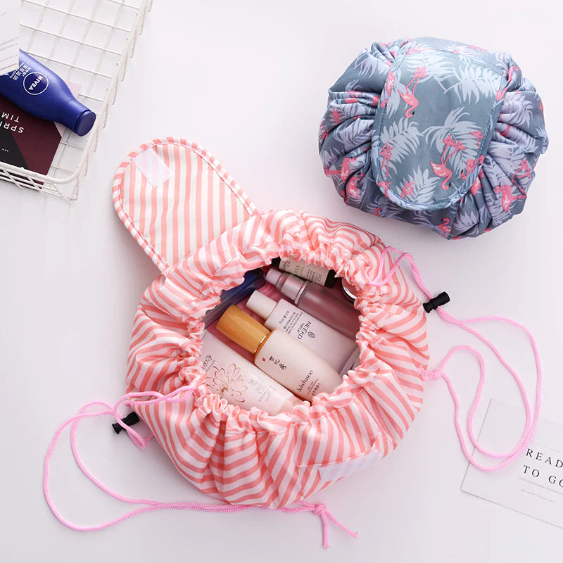Drawstring cosmetic bag sales