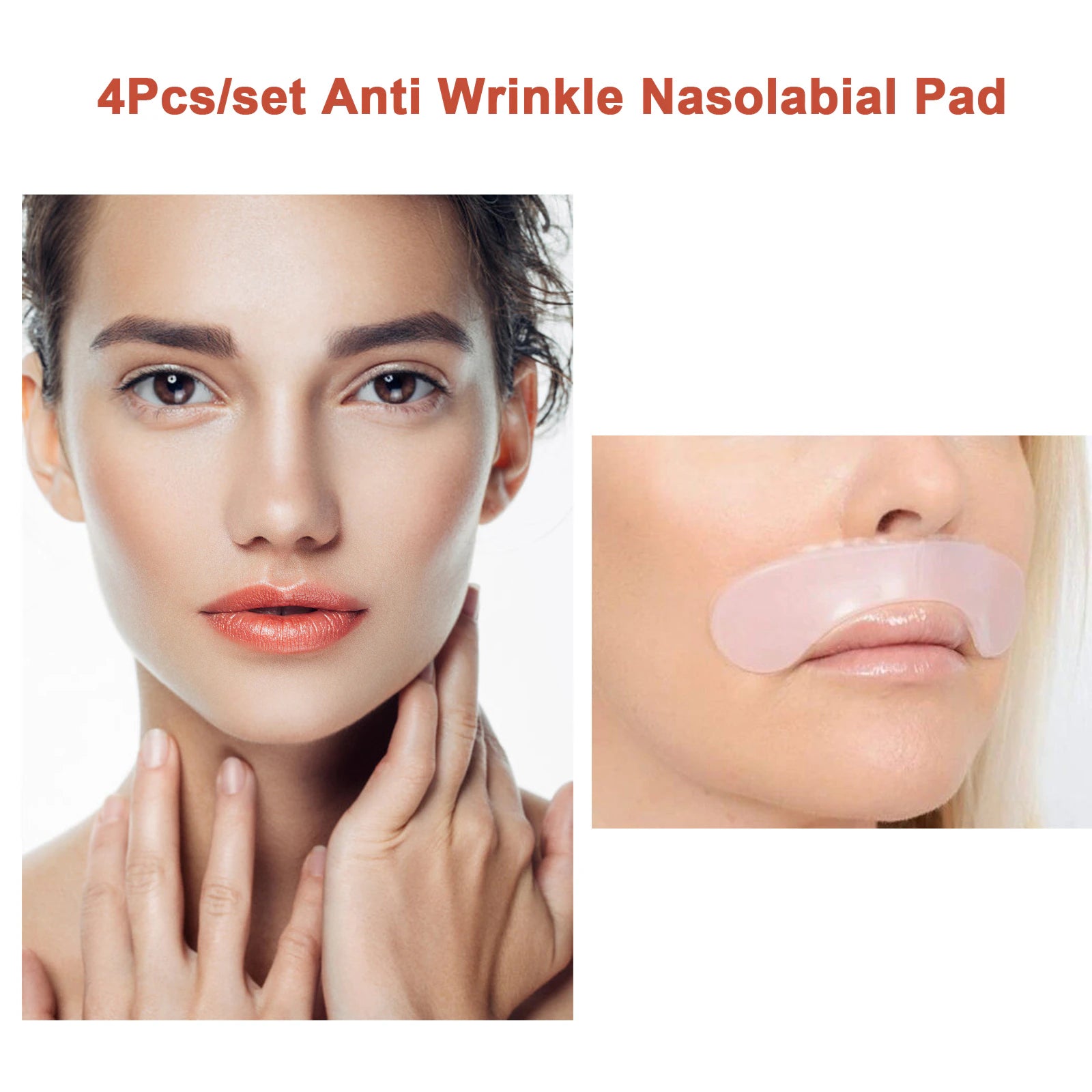 WrinkleFree® | 4 pcs Anti-Wrinkle Lip & Smile Line Pad (30% OFF) - JUSTSIS®