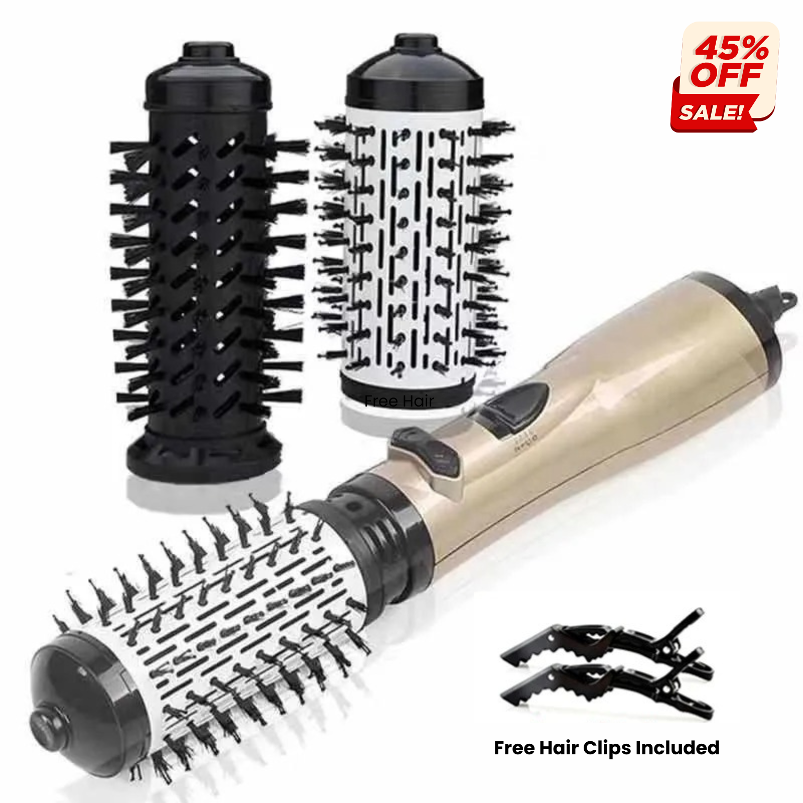 Justsis | 3-in-1 Rotating Hair Styler (45% OFF)